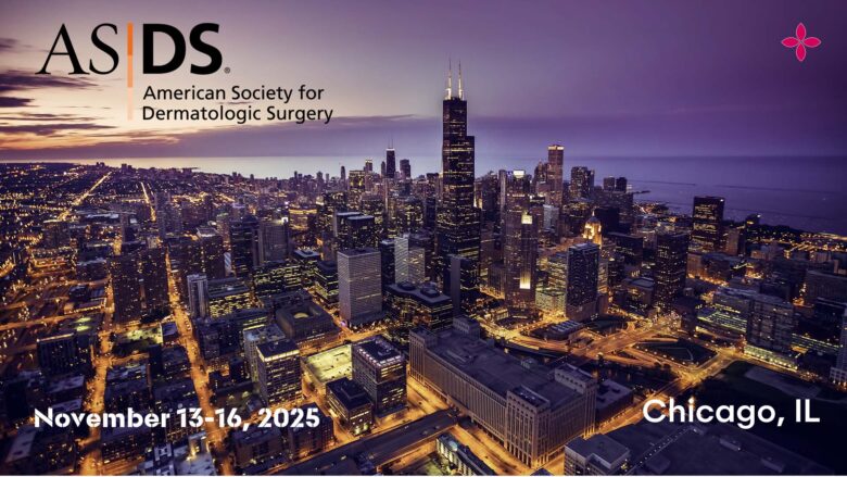 American Society for Dermatologic Surgery, November 13-16, 2025, Chicago, IL